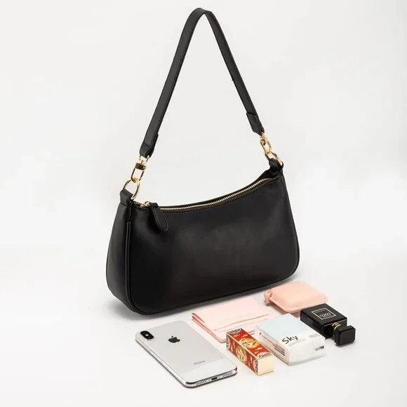 Clutch Tote Handbag PU Leather Removable Straps Crossbody Shoulder Purse Women - Picture 7 of 7